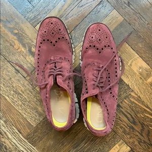 Cole Haan suede zerogrand, Maroon